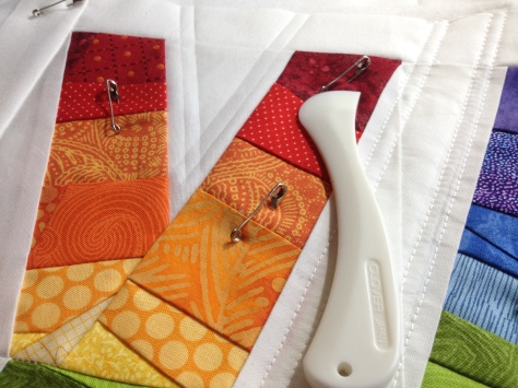 Herra markers are the best for marking quilts for straight line quilting.