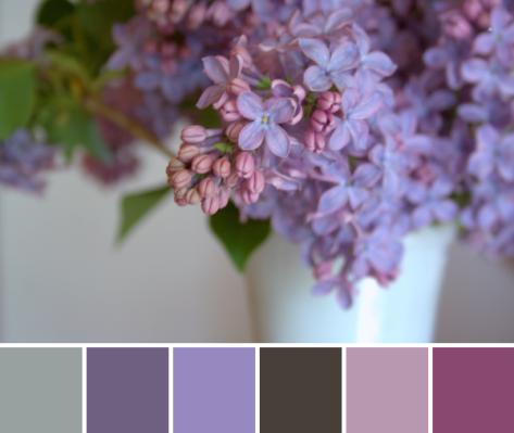 lilacs color palette