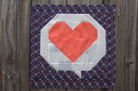 hello love mini quilt pattern