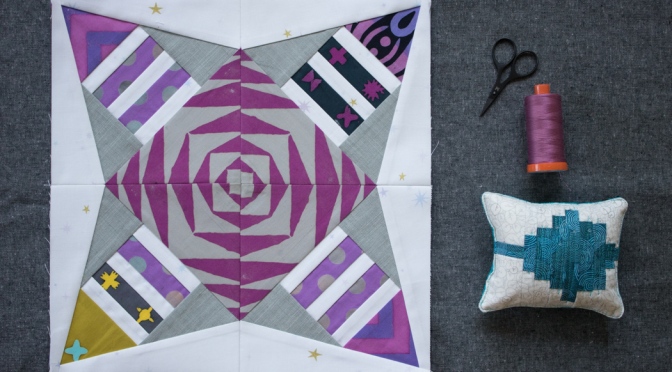 Friday Finish: Lupine, a Foundation Paper Piecing Pattern