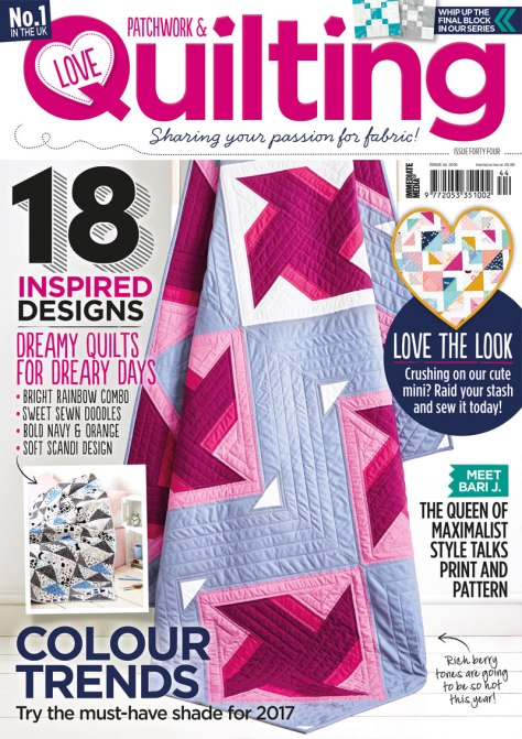 love patchwork and quilting 44 cover girl