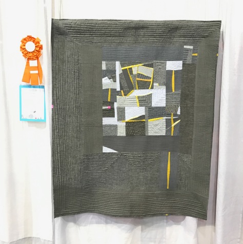 canary meets gold mine by stephanie ruyle spontaneousthreads quiltcon 2017